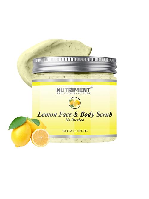 nutriment lemon scrub,250gram suitable for all skin types - 17694419 - Very Small Image - 1