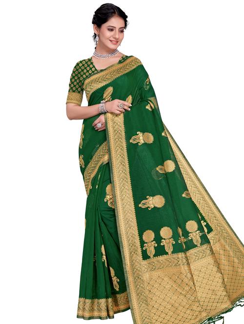 ethnic motifs handloom saree - 17695087 - Very Small Image - 1