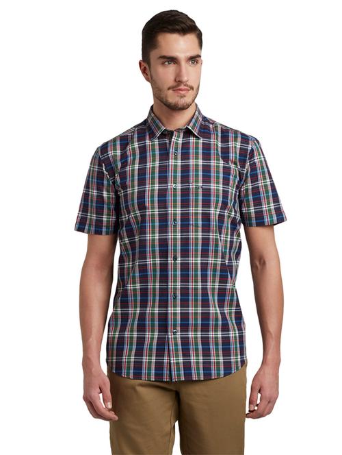 multi colored checkered casual shirt - 17696123 - Very Small Image - 1
