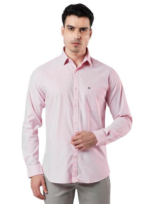 pink solid casual shirt - 17696262 - Very Small Image - 1