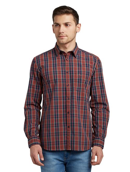 red checkered casual shirt - 17696615 - Very Small Image - 1