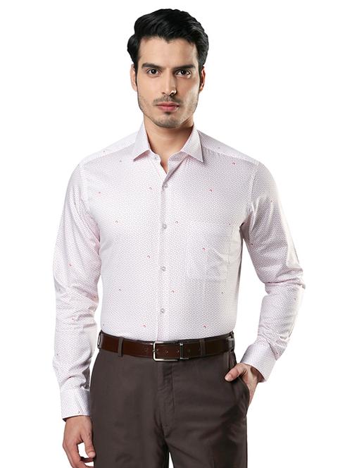pink printed formal shirt - 17696803 - Very Small Image - 1