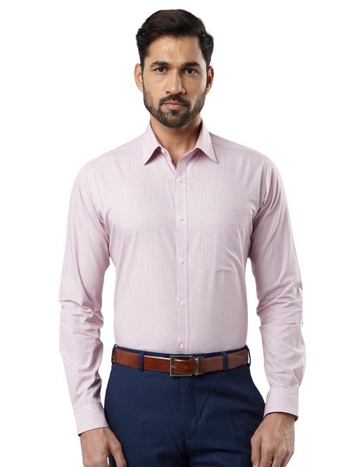 pink checkered formal shirt - 17696930 - Very Small Image - 1