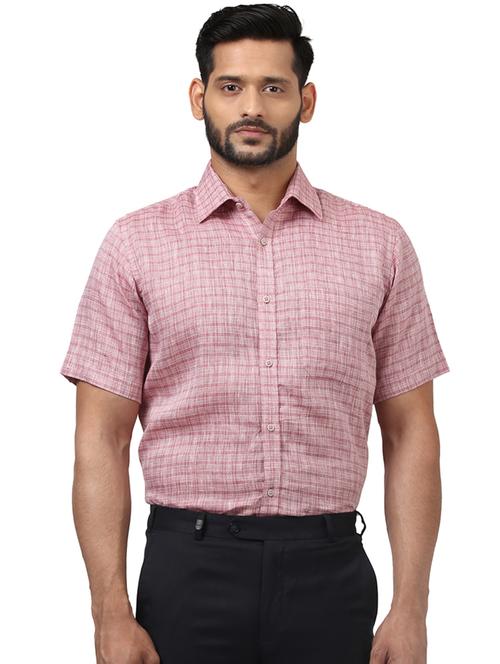 red checkered formal shirt - 17697045 - Very Small Image - 1