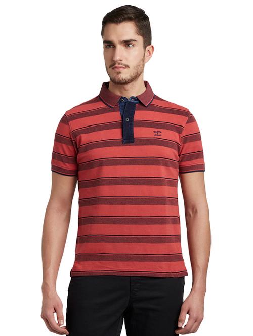 red striped polo t-shirt - 17697580 - Very Small Image - 1
