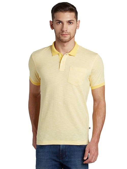 yellow solid polo t-shirt - 17697797 - Very Small Image - 1