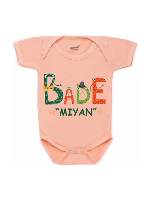 orange printed onesies - 17698256 - Very Small Image - 1