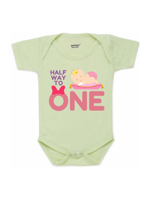 green printed onesies - 17698322 - Very Small Image - 1
