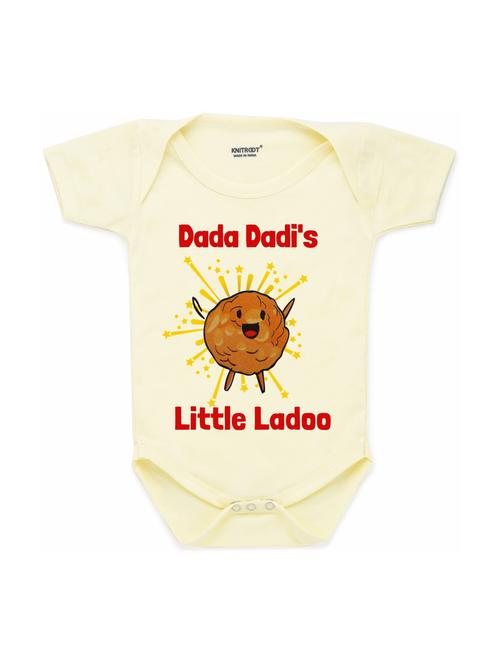 yellow printed onesies - 17698384 - Very Small Image - 1