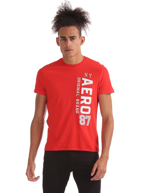red printed t-shirt - 17704112 - Very Small Image - 1