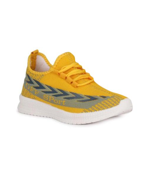 yellow lace up sport shoe - 17707222 - Very Small Image - 1