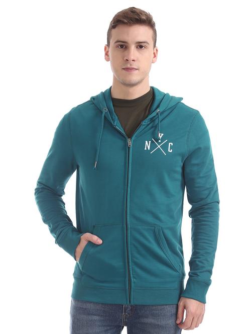 teal printed sweatshirt - 17708789 - Very Small Image - 1