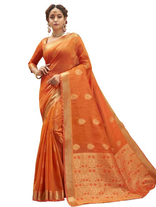 jacquard woven saree - 17709227 - Very Small Image - 1
