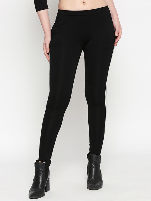 mid rise side taped jegging - 17709495 - Very Small Image - 1