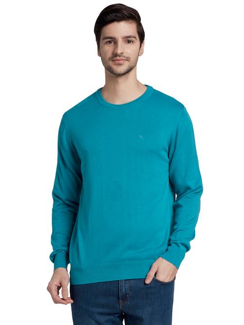 green solid pullover - 17709812 - Very Small Image - 1