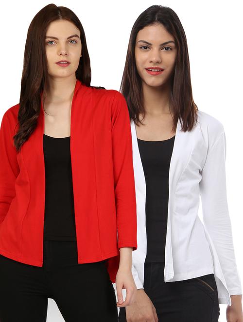 set of 2 solid regular shrug - 17710255 - Very Small Image - 1