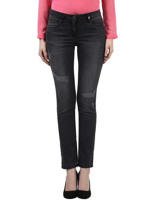 mid rise stone washed jeans - 17710564 - Very Small Image - 1