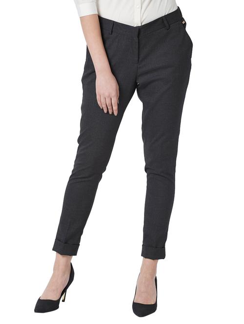high rise flat front trouser - 17710594 - Very Small Image - 1