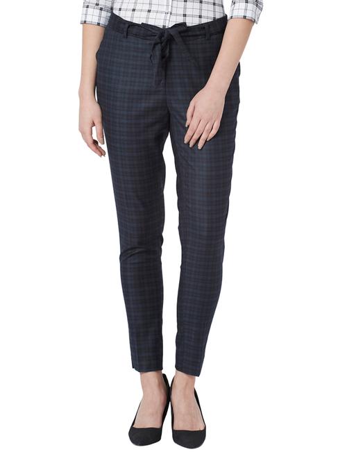 tie front flat front trouser - 17710613 - Very Small Image - 1