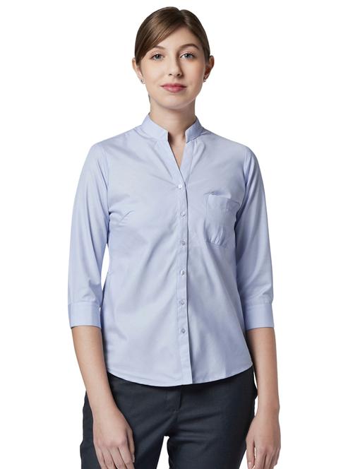 curved hem regular shirt - 17710640 - Very Small Image - 1