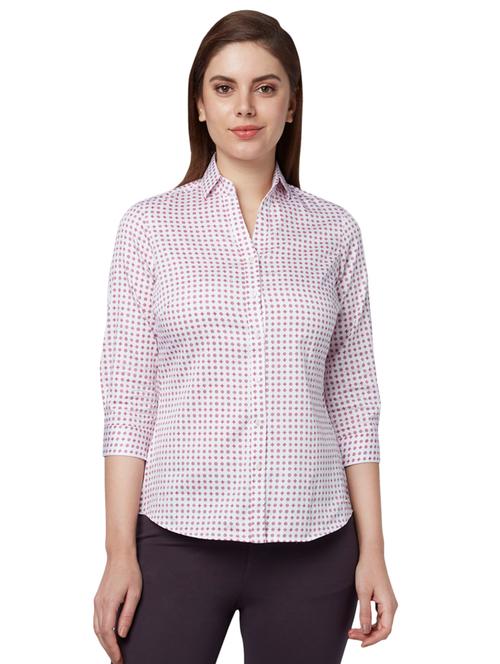 curved hem floral regular shirt - 17710674 - Very Small Image - 1