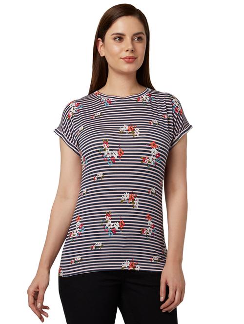round neck printed t-shirt - 17710694 - Very Small Image - 1