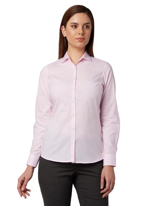 lavender solid regular shirt - 17710700 - Very Small Image - 1