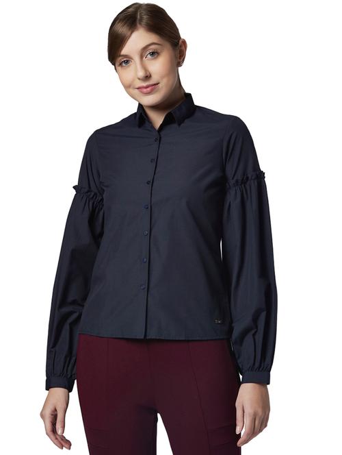 long sleeved solid shirt - 17710716 - Very Small Image - 1