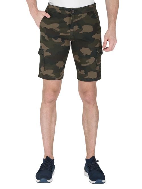 green camouflage shorts - 17710833 - Very Small Image - 1