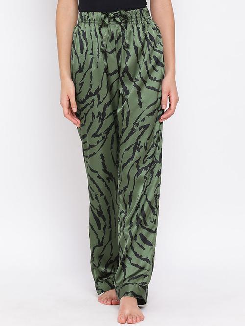 high rise printed pajama - 17715146 - Very Small Image - 1