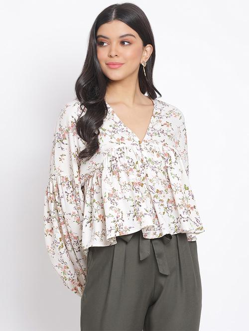 floral high low top - 17715559 - Very Small Image - 1