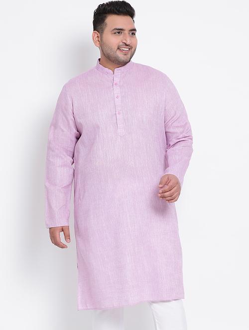 plus size purple solid long kurta - 17718879 - Very Small Image - 1
