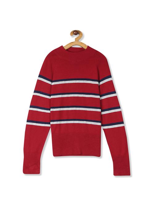 red viscose regular sweaters - 17719094 - Very Small Image - 1