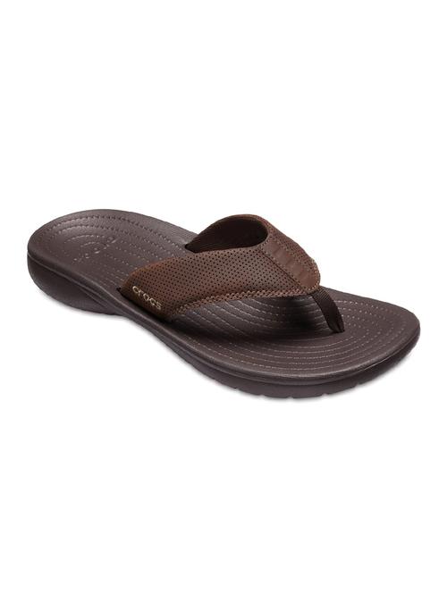 brown croslite toe separator flip flops - 17726470 - Very Small Image - 1