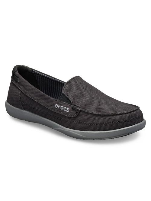 black synthetic slip on loafers - 17726942 - Very Small Image - 1