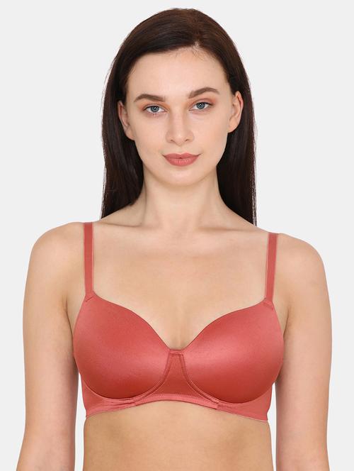 orange solid t-shirt bra - 17727267 - Very Small Image - 1