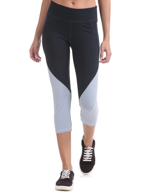colour blocked active capri leggings - 17727417 - Very Small Image - 1