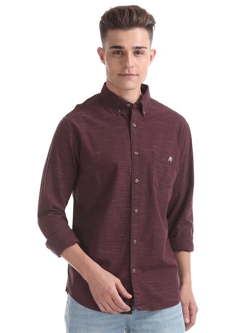 red self design casual shirt - 17728553 - Very Small Image - 1