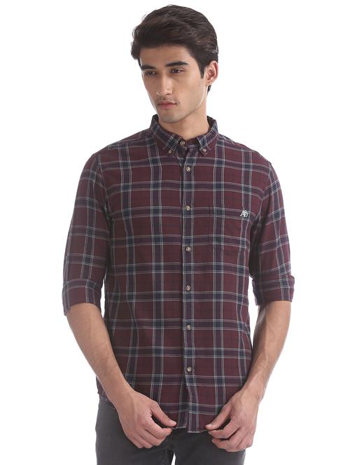 red checkered casual shirt - 17728658 - Very Small Image - 1