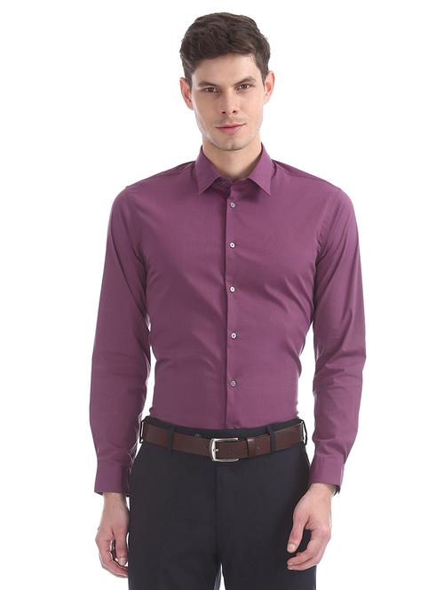 pink self design casual shirt - 17728774 - Very Small Image - 1