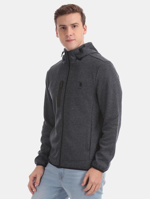 grey melange sweatshirt - 17728958 - Very Small Image - 1