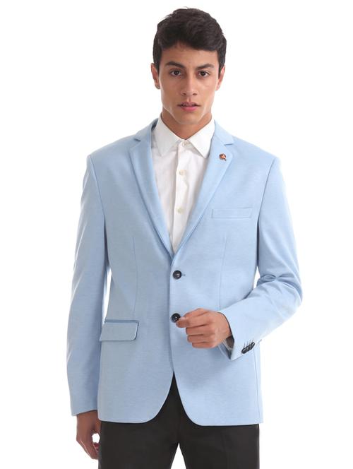 blue single breasted formal blazer - 17729568 - Very Small Image - 1
