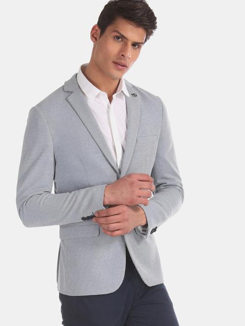 light blue single breasted formal blazer - 17729587 - Very Small Image - 1