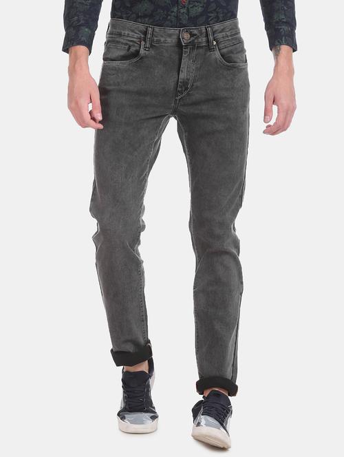 grey light washed denim jean - 17731612 - Very Small Image - 1