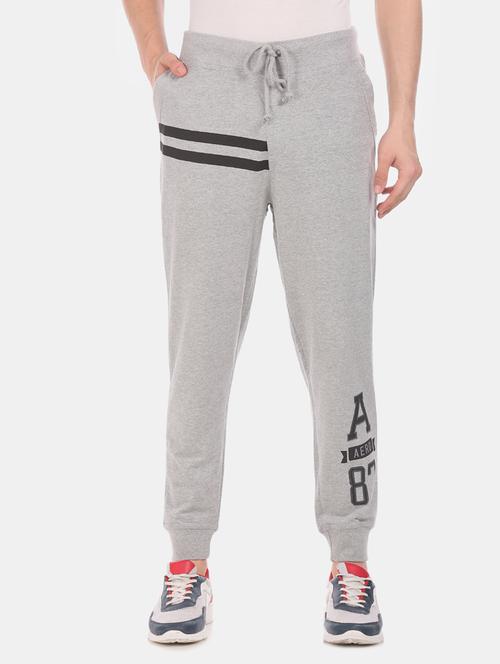 grey printed jogger - 17731998 - Very Small Image - 1