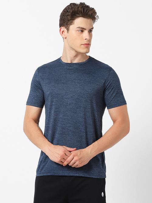 navy blue solid t-shirt - 17732431 - Very Small Image - 1