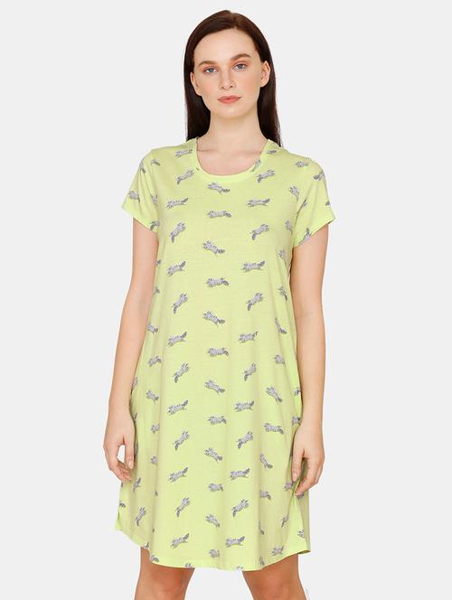 round neck printed sleepshirt - 17732563 - Very Small Image - 1