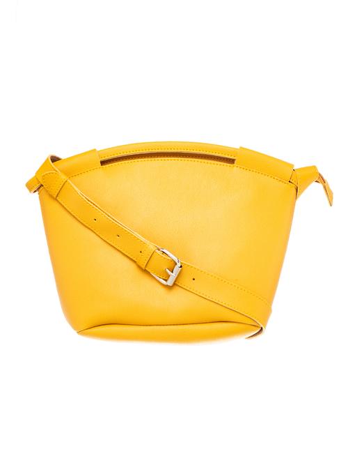 yellow leather sling bag - 17732610 - Very Small Image - 1