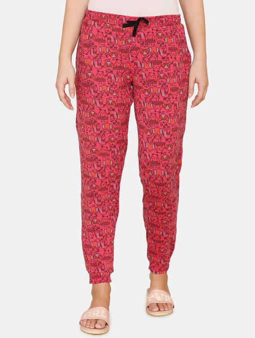 drawstring waist printed pajama - 17732650 - Very Small Image - 1