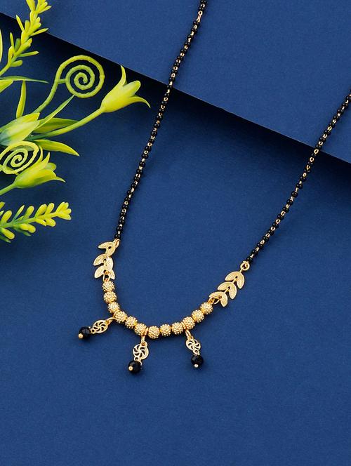 gold beads mangalsutra - 17733073 - Very Small Image - 1
